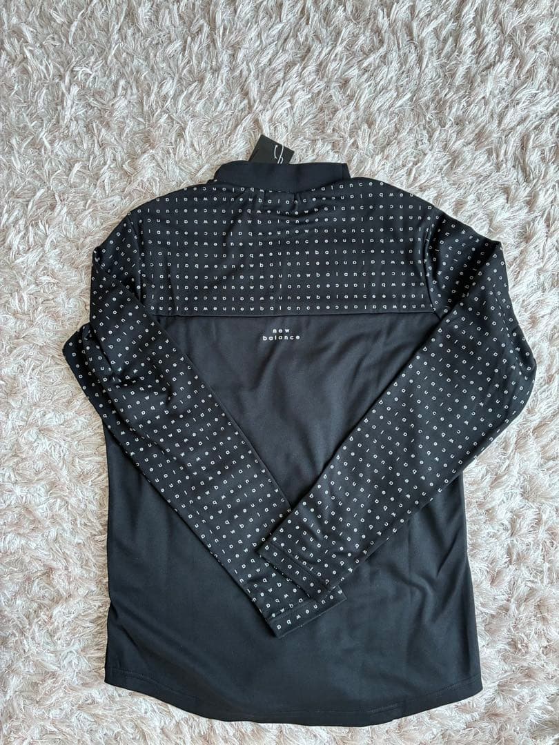 New Balance ゴルフ　ソリッド×ドットロゴ　モックネック直営店限定L