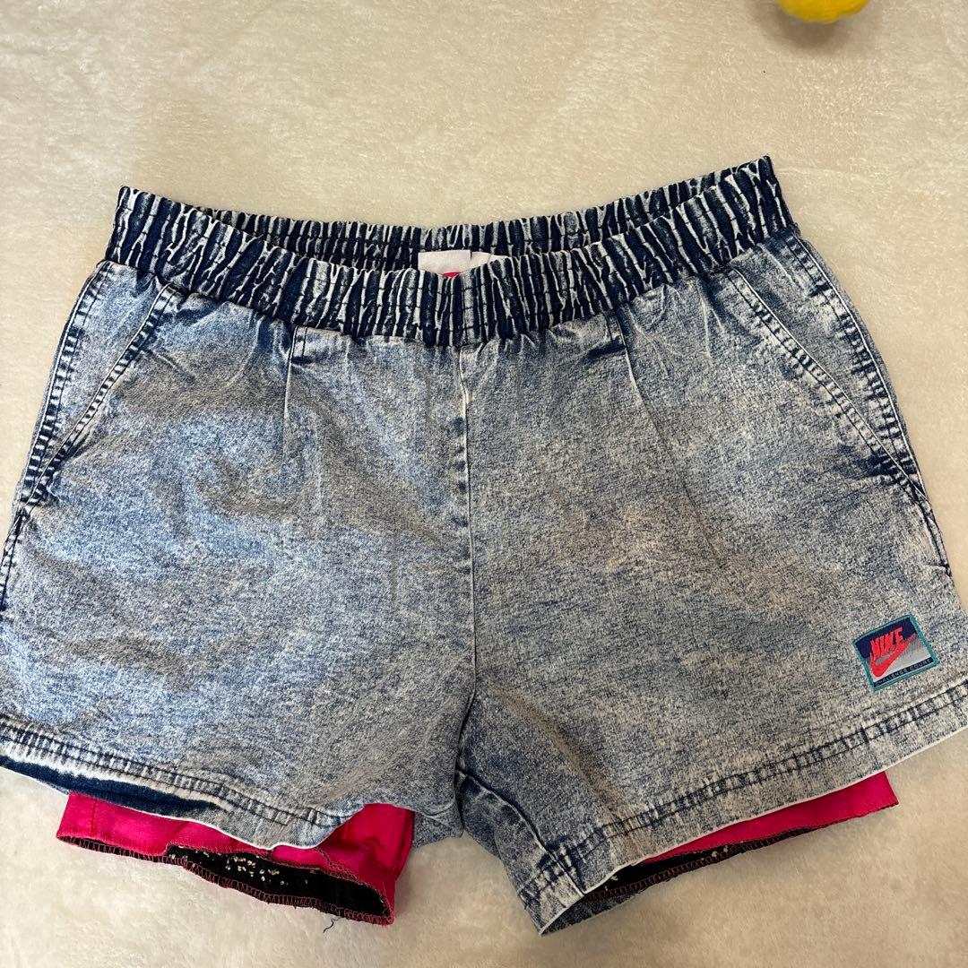 ハルピーNIKE チャレンジコート　デニム　ショートパンツ　アガシ