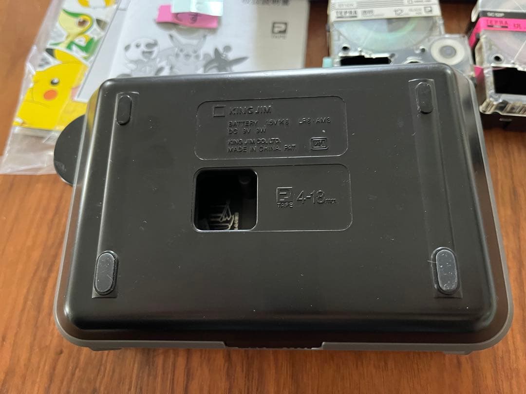 動作品★KING JIM ポケモンテプラ SR-PBW1 TEPRA テプラ