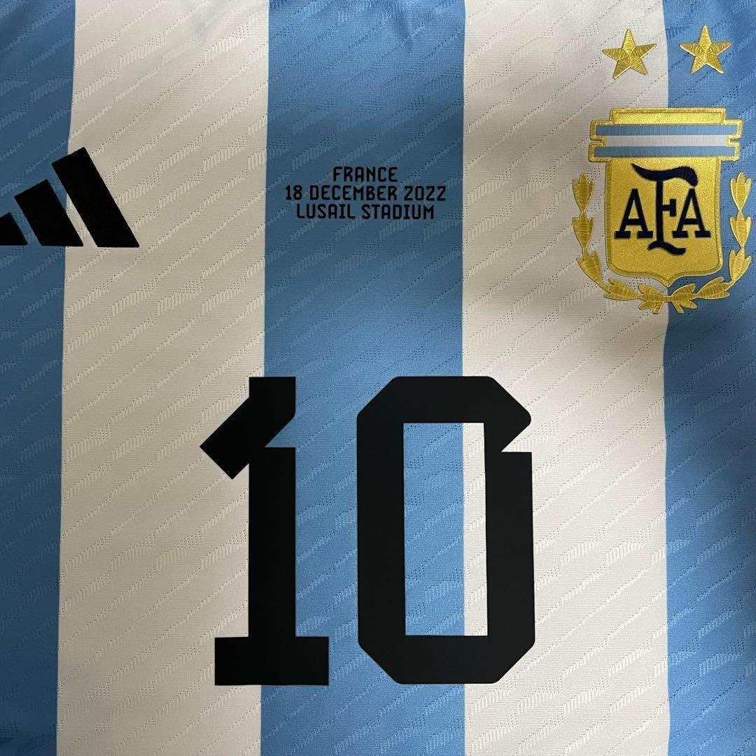 正規品　メッシ　2022カタールW杯　アルゼンチン　オーセンティックユニフォーム