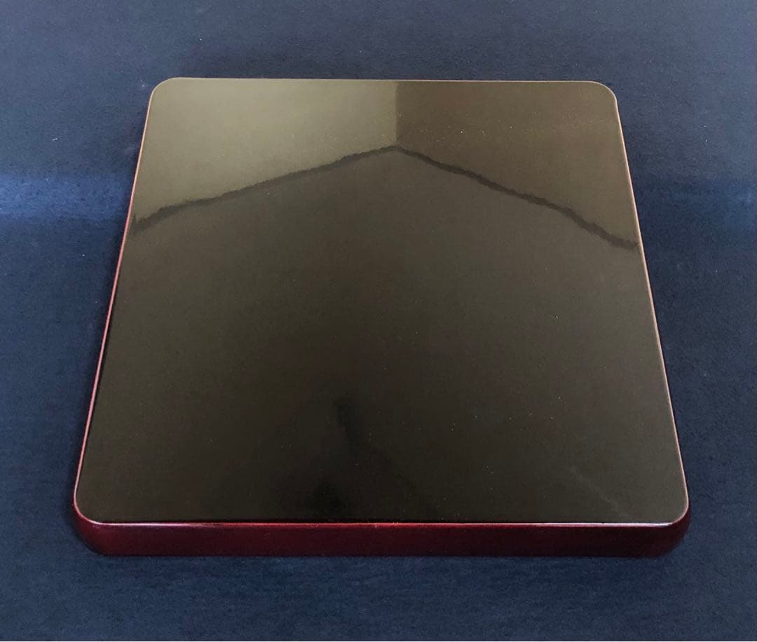 《レ》春慶塗 会席膳5客 四方膳 銘々膳 木製漆器 木箱　260203く4