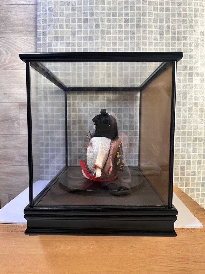 日本人形 市松人形 御所 雅 幸一光作 ガラスケース入り 美品☆