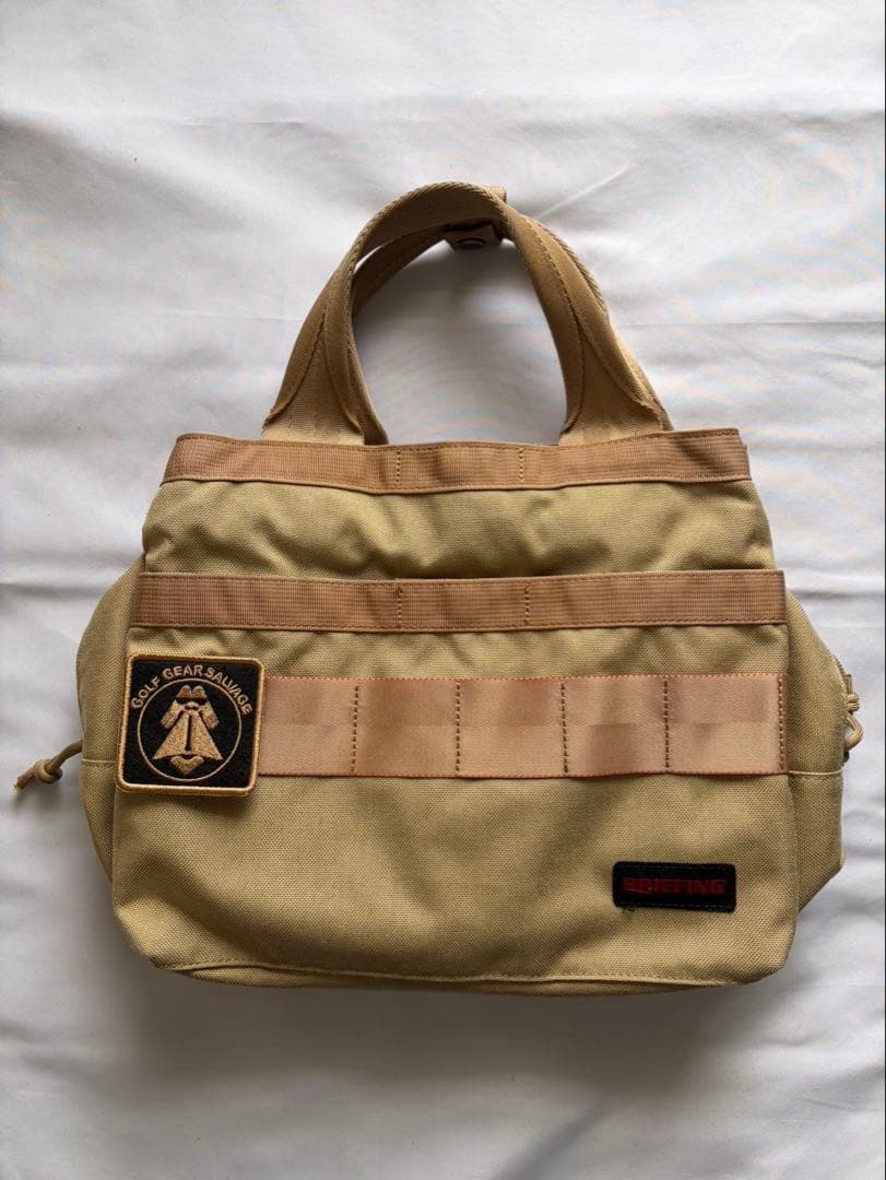 ギア猿 × ブリーフィング ゴルフカートバックベージュ