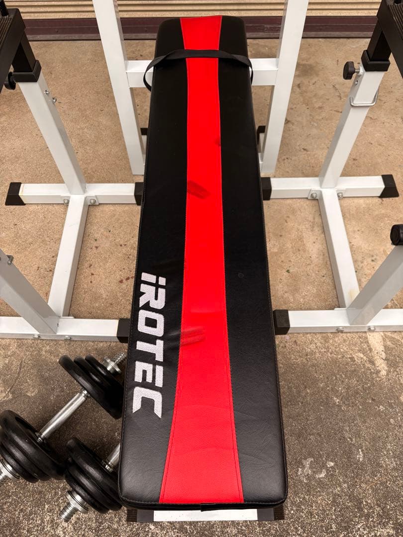 アイロテック ベンチプレス セーフティ　ダンベル プレート　セット