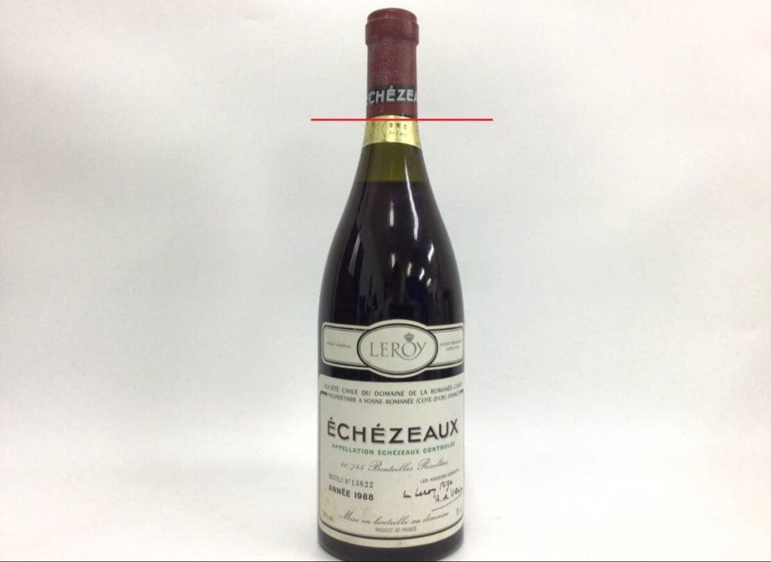 【現状渡し】　DRC ルロワ エシェゾー 1988年　未開栓 液面良好