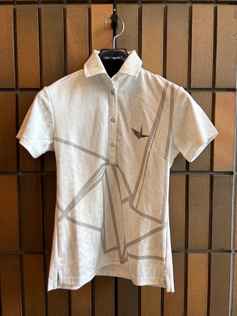 1PIU1UGUALE3 GOLF レディース ポロ新品未使用 S 1 白 半袖