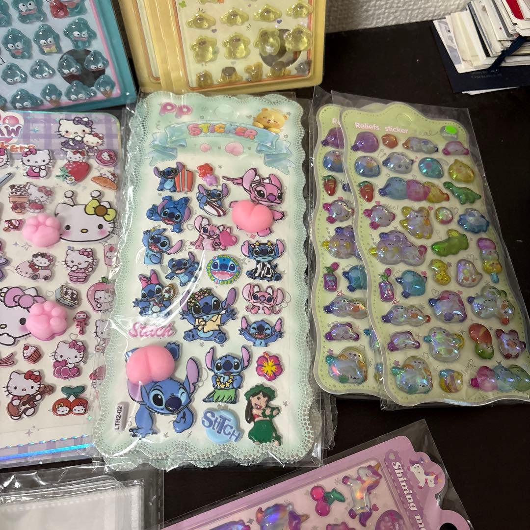 A7シール帳3冊35枚セット　3人分