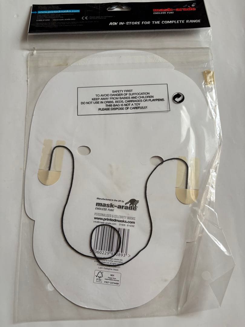 オアシス　oasis パーティーマスク　お面　 未開封　未使用