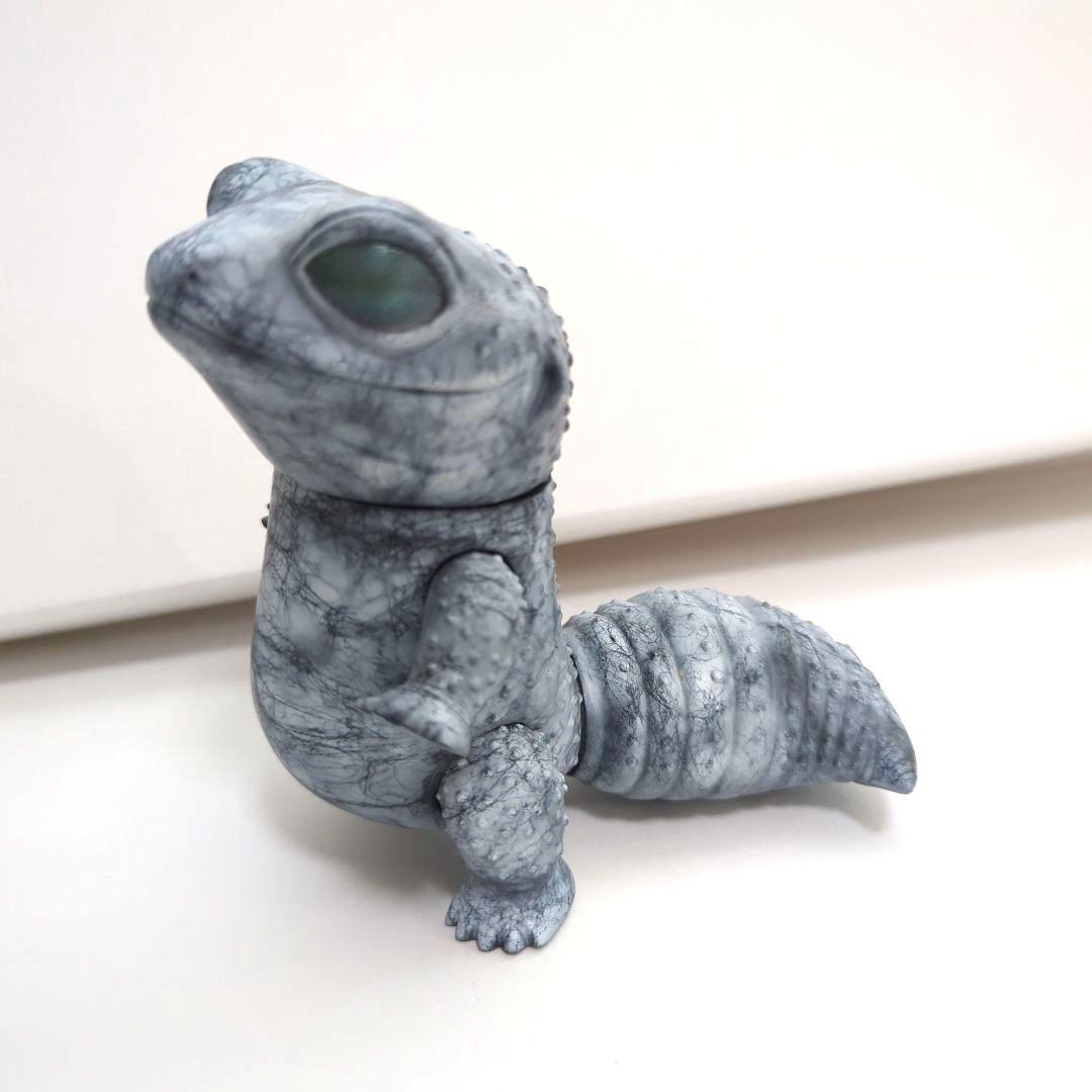 ヒョウモントカゲモドキ　レオパ　ソフビ　フィギュア