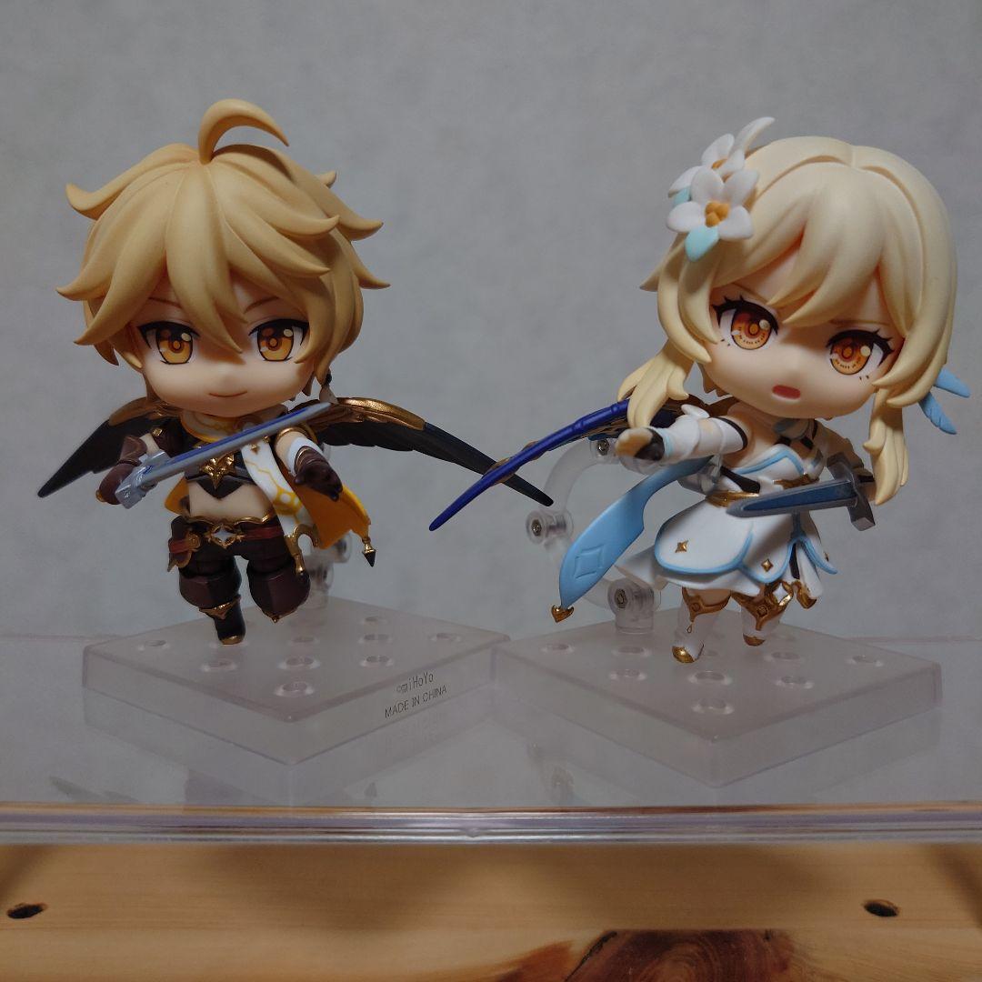 【開封済み:外箱なし】ねんどろいど 原神 旅人セット+ミニフィギュア