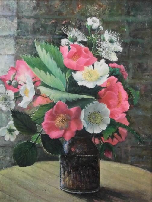 スィベル・ギュレー　 作品名：庭の花のブーケ