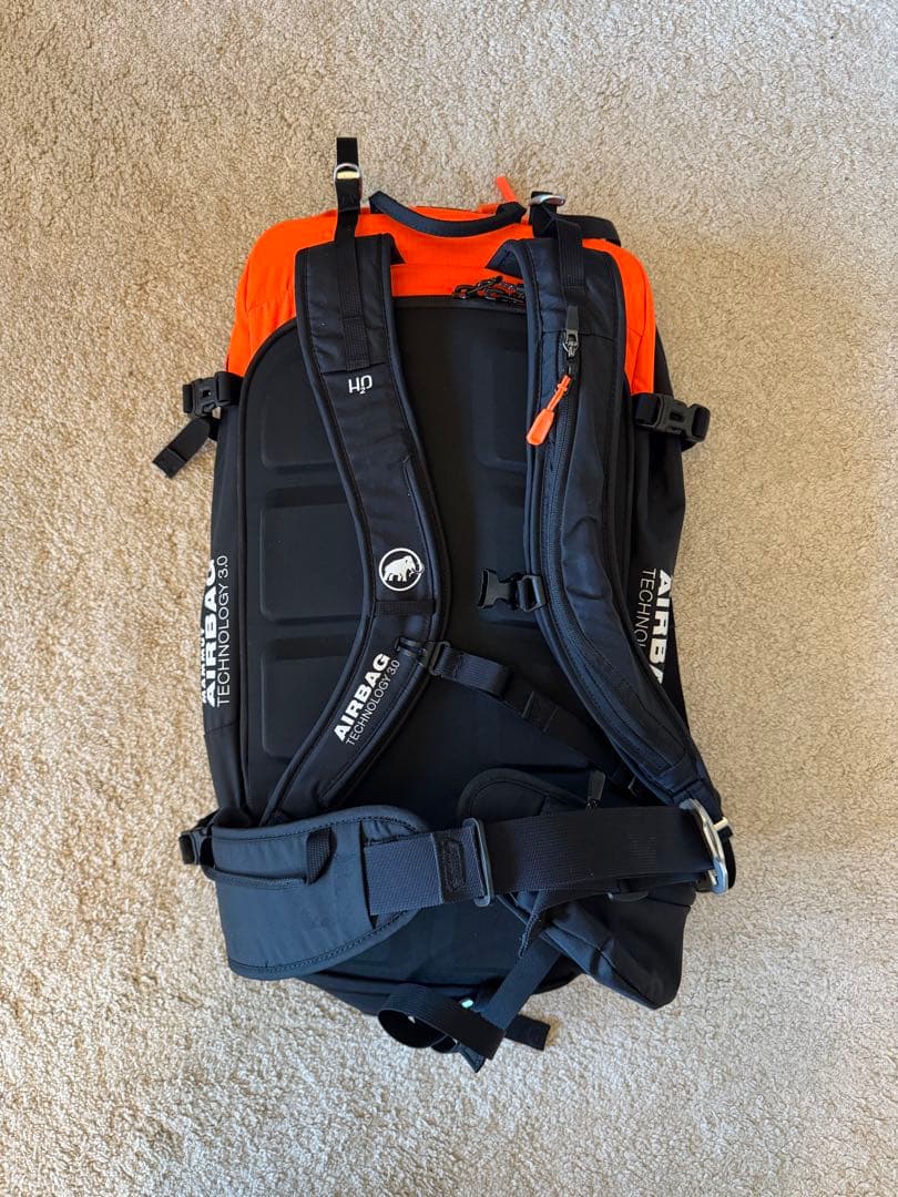 Mammoth AIRBAG TECHNO 3.0 バックパック 黒/オレンジ
