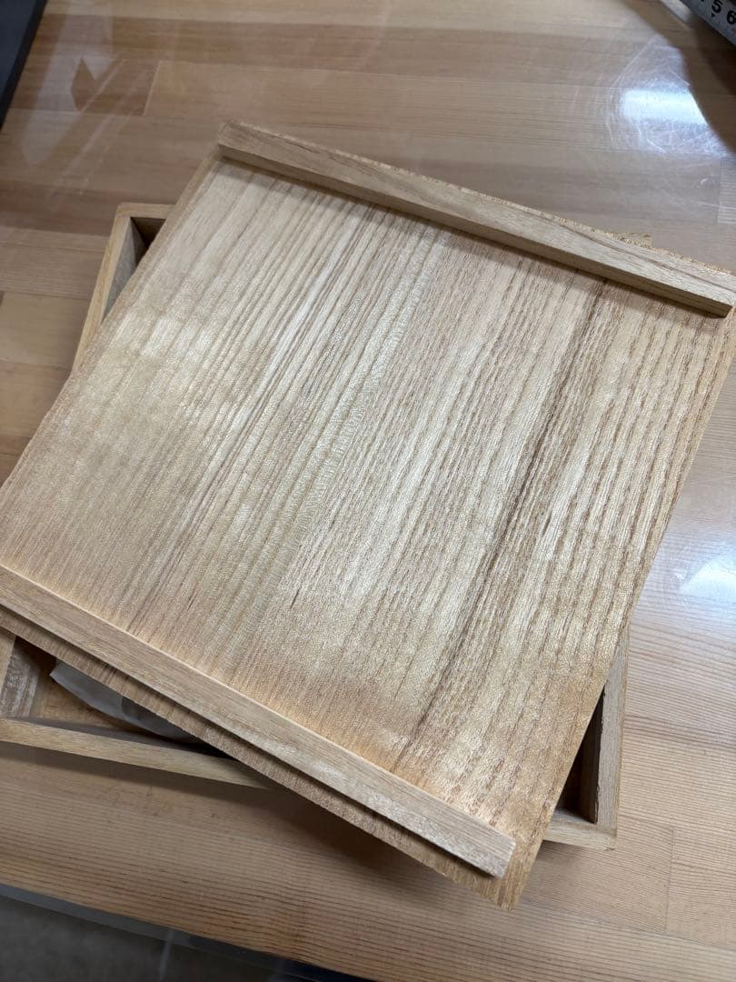 アイヌ　瘤　こぶ　茶菓子盆　拭き漆仕上げ　工芸品　桐箱入り