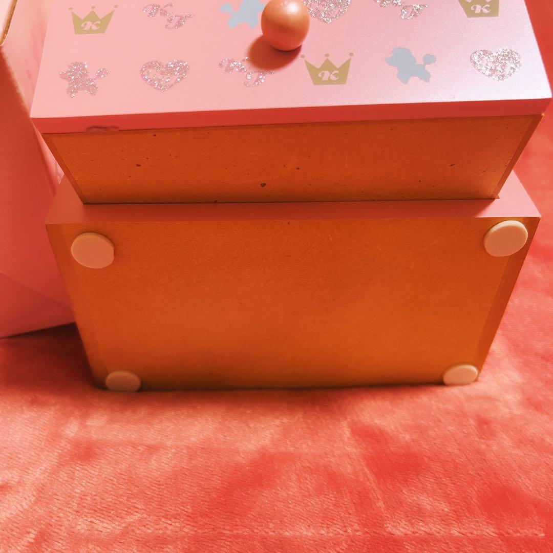 希少レア　ハローキティ　木製チェスト　ジュエリーケース　小物入れ　サンリオ