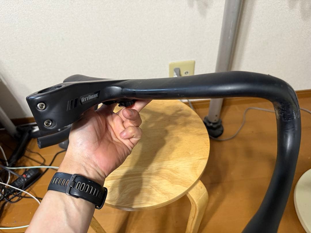 【年末年始限定価格】gusto カーボン一体型ハンドル 420/100mm 8°