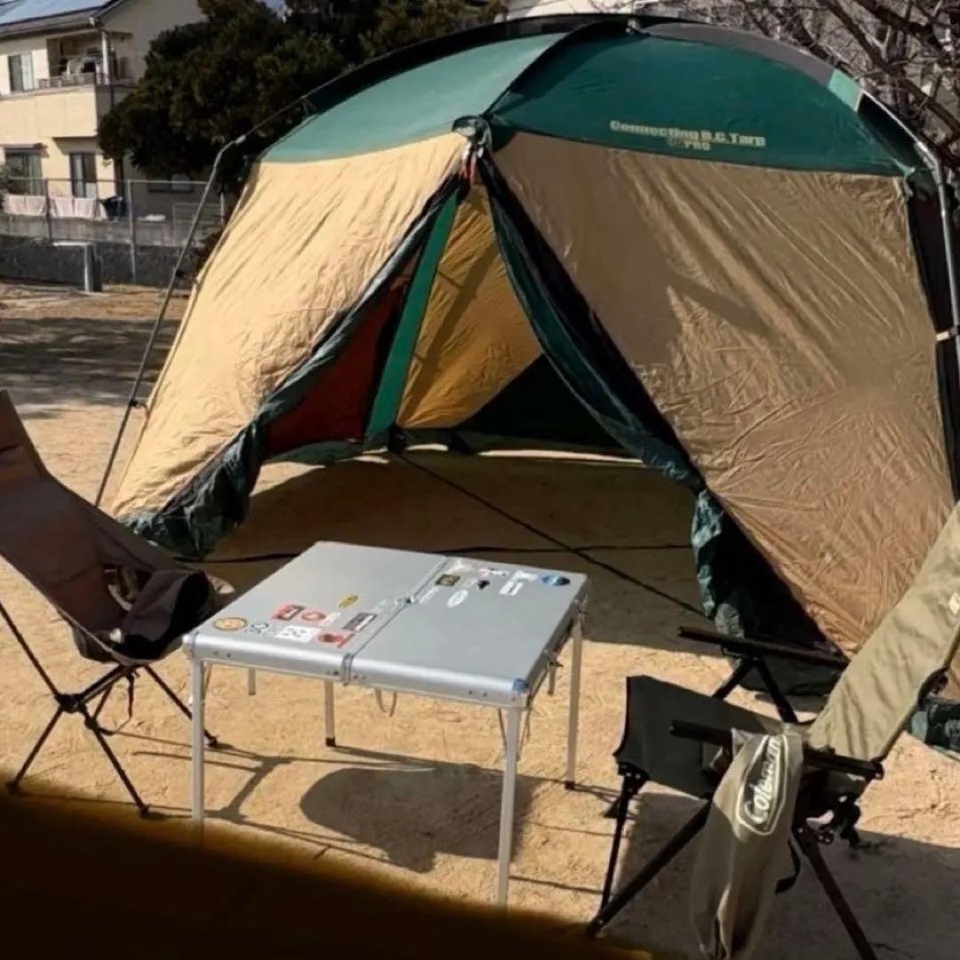 Colemanスクリーンテント　テーブル　椅子二脚セット