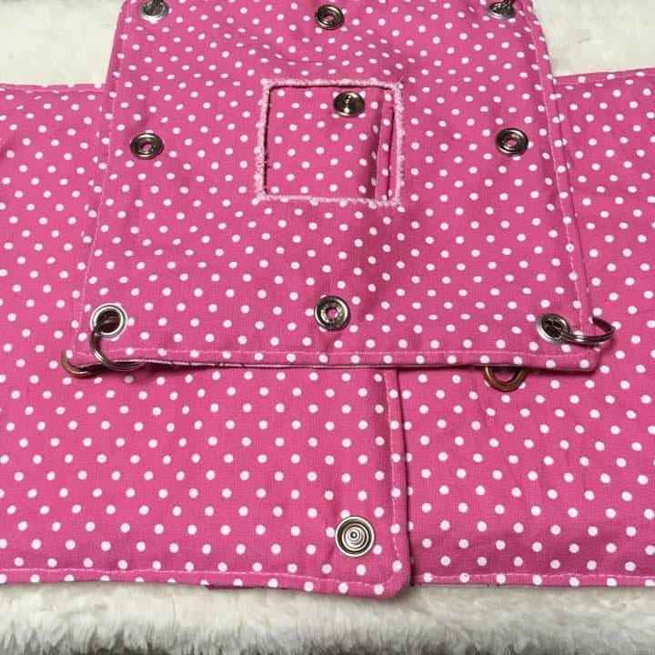 モンガハウス（猫・音楽） ドットピンク  春（夏）秋仕様  1900円