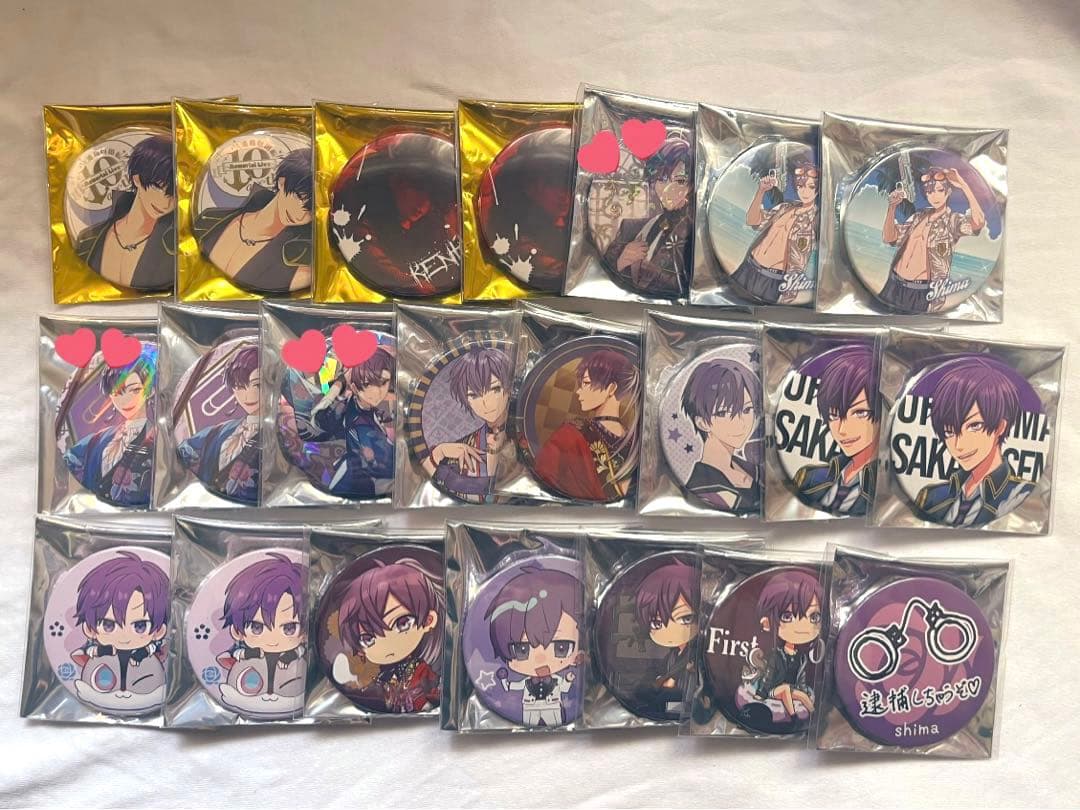 浦島坂田船 缶バッジ まとめ売り