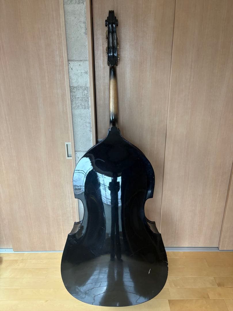 hallstattウッドベース　コントラバス　黒　中古　ロカビリー