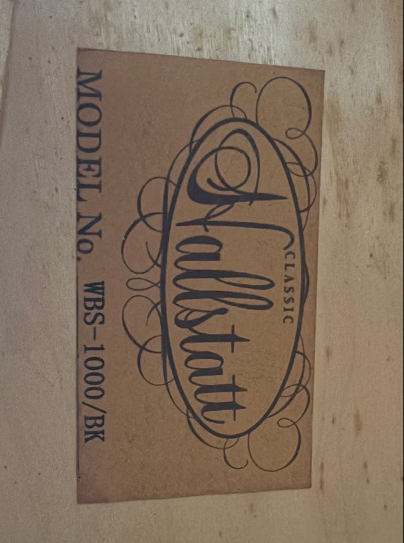 hallstattウッドベース　コントラバス　黒　中古　ロカビリー