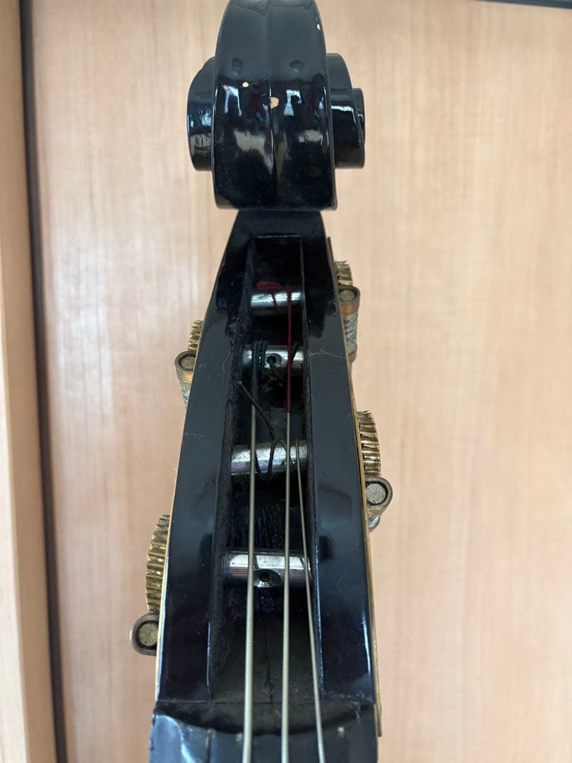 hallstattウッドベース　コントラバス　黒　中古　ロカビリー