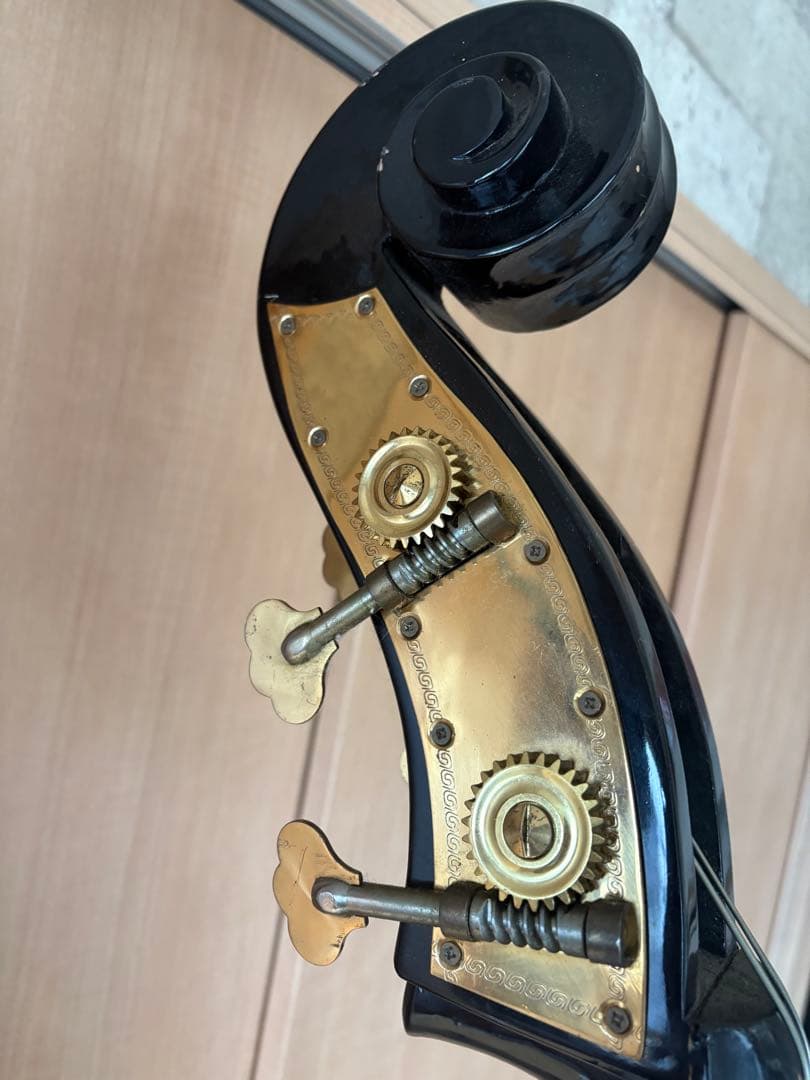 hallstattウッドベース　コントラバス　黒　中古　ロカビリー