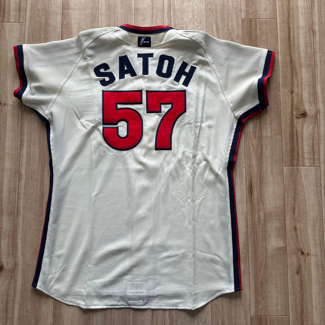 千葉ロッテ　佐藤賢治 2008年度ロッテオリオンズ 復刻ユニフォーム　上下支給品