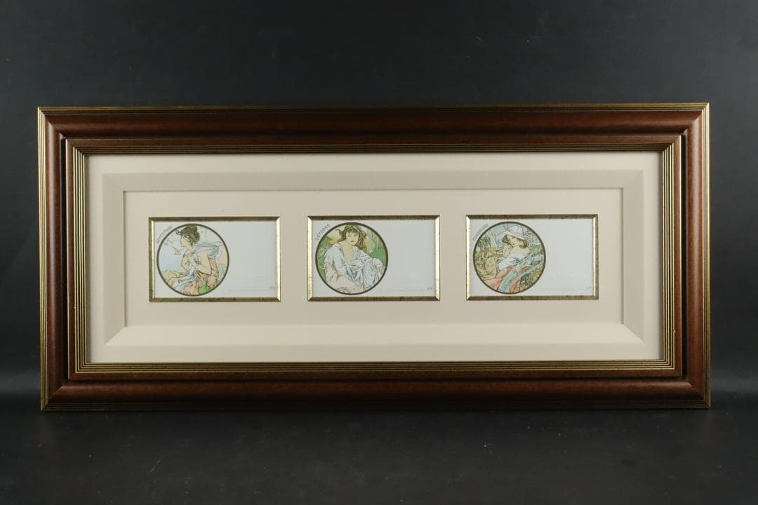 真作保証 アルフォンス・ミュシャ 12作品完品揃リトグラフ 証明書付