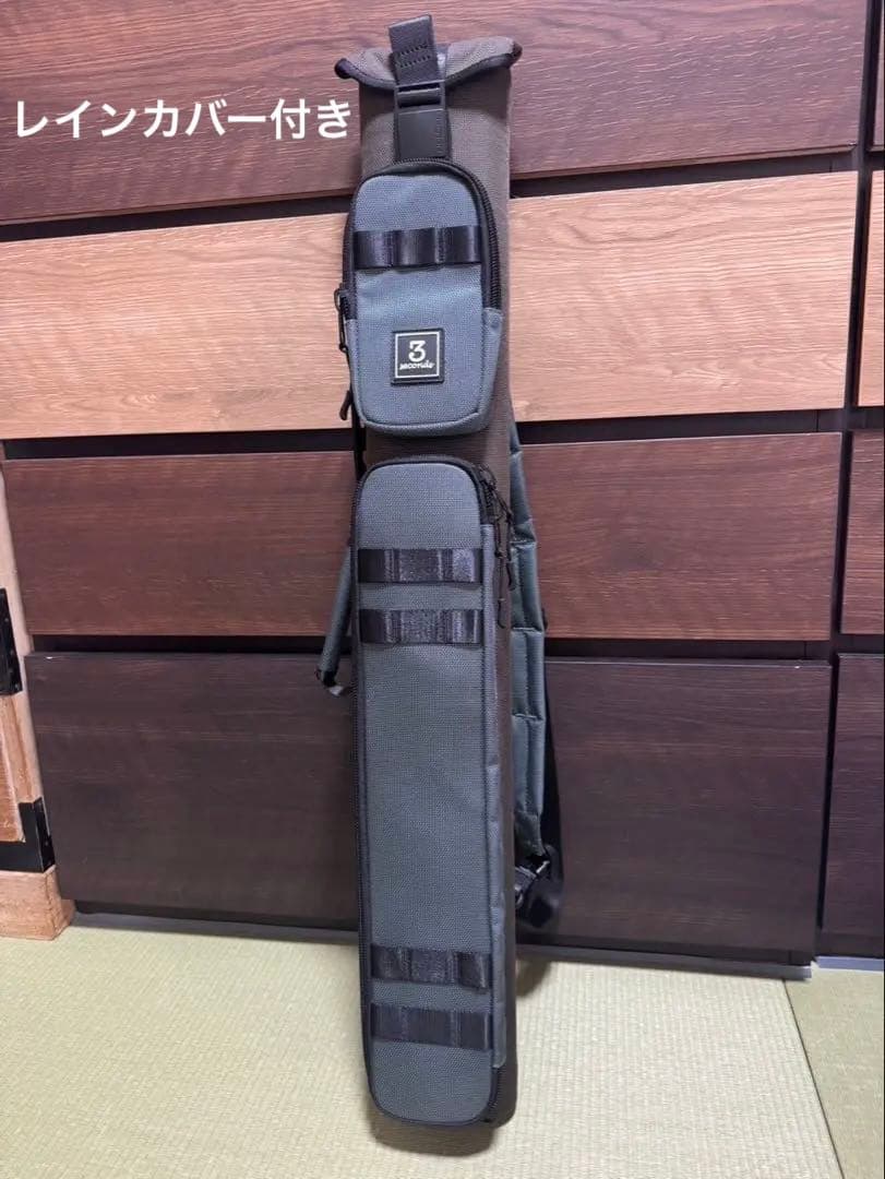 3seconds 2×4 キューケース　レインカバー付き