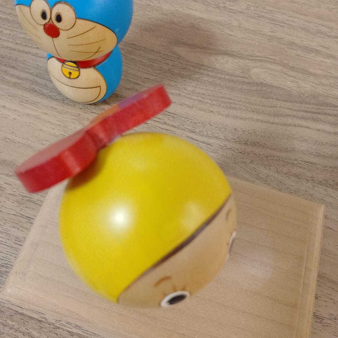 ドラえもん　ドラミちゃん　卯三郎こけし　2点台座セット 　藤子・F・不二雄