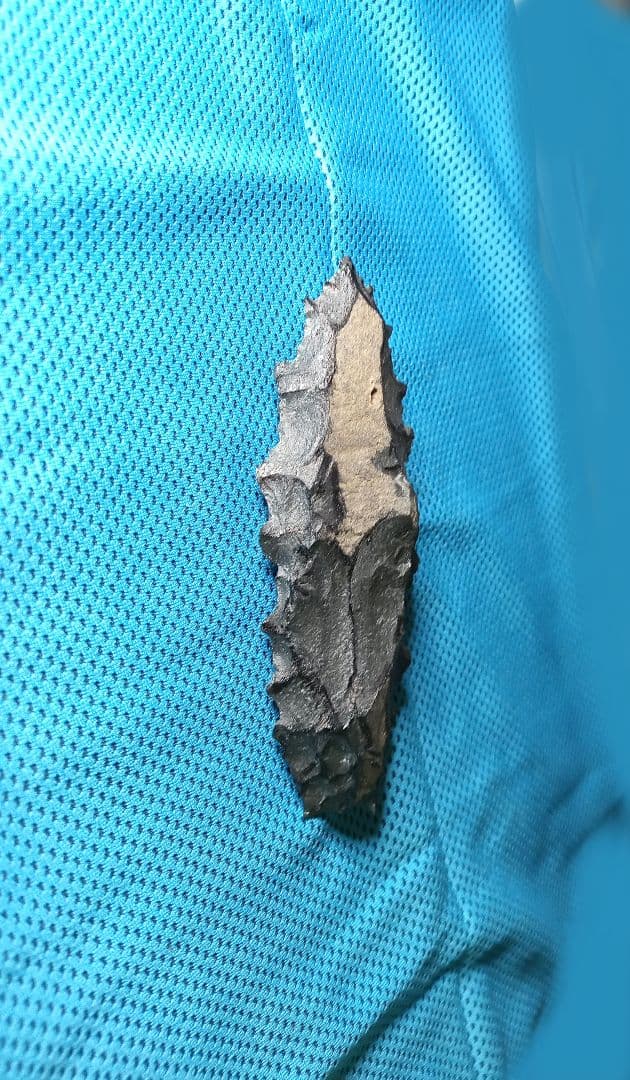 原始時代 尖頭器 360 g 石器 模写 サヌカイト