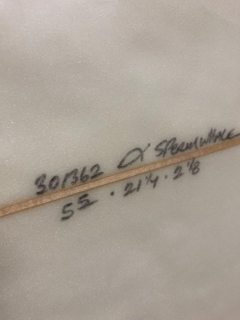 channels スパームホエール　5'5\" 28.1L リペア済み