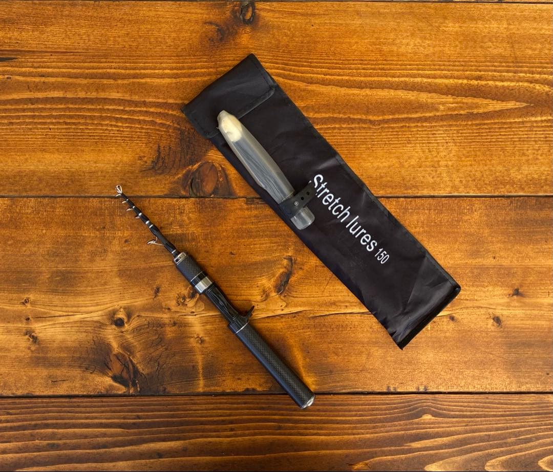 釣り竿セット　ベイトテレスコロッド　5ft トラウトロッド　渓流釣り　150cm