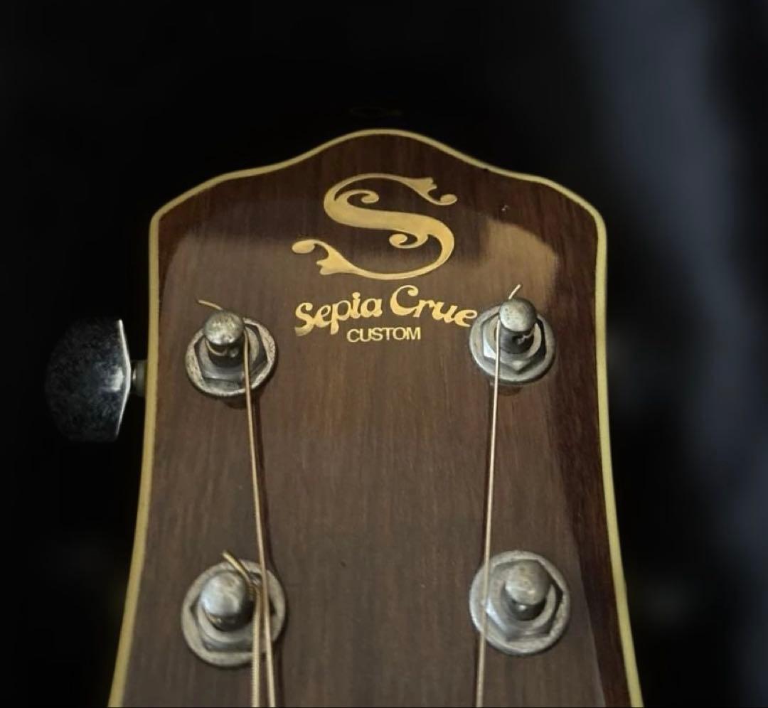 Sepia Crue EAW450エレアコ アコースティックギタープリアンプ稼働