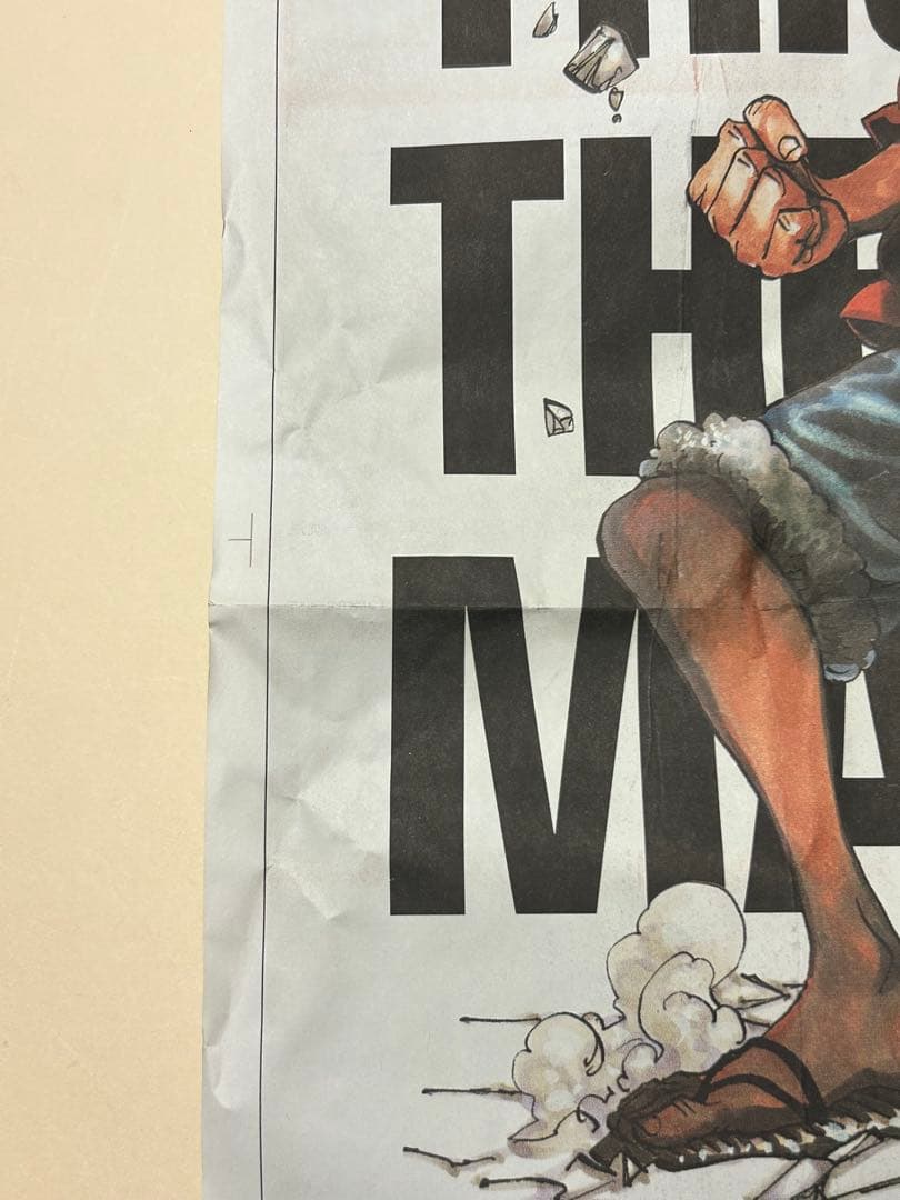 広告面のみ ワンピース 3億冊突破！47都道府県 新聞ジャック 台 ルフィ