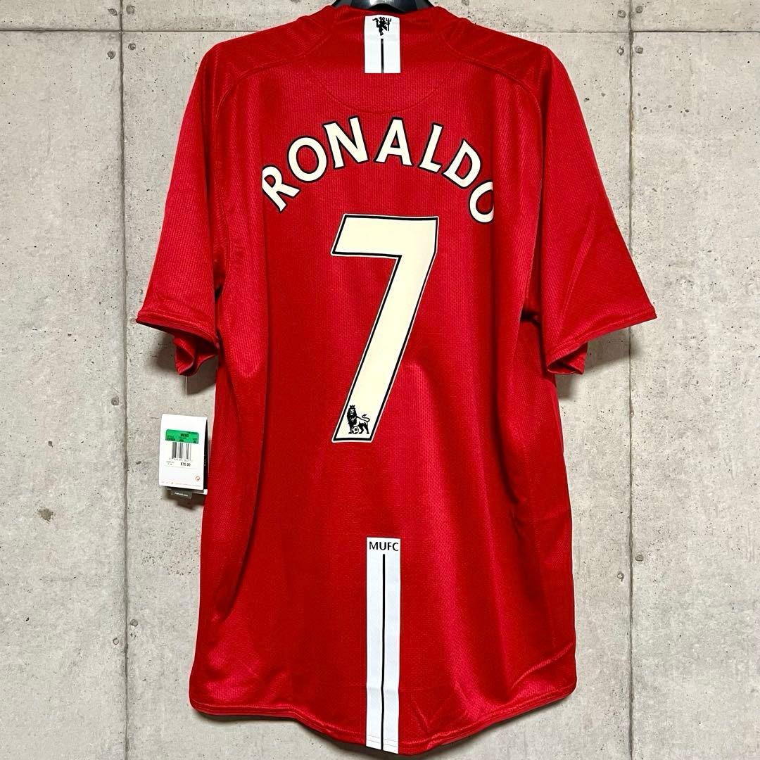 【新品/タグ付き】2007-09 マンチェスター・U ♯7 C・ロナウド【XL】