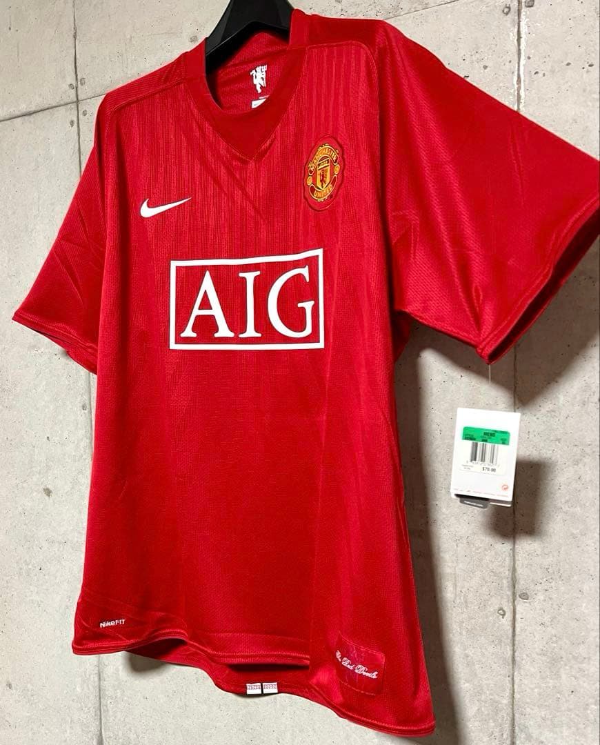 【新品/タグ付き】2007-09 マンチェスター・U ♯7 C・ロナウド【XL】