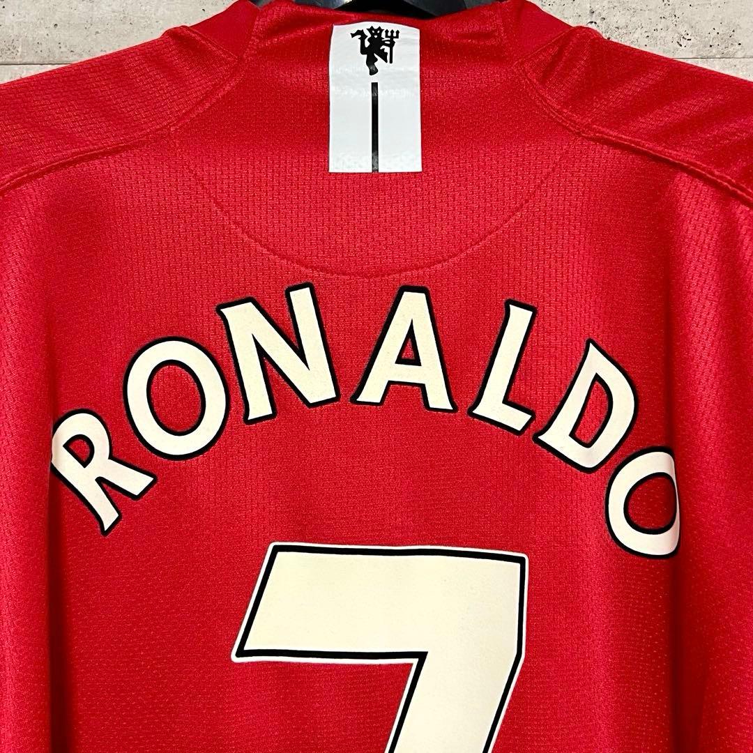【新品/タグ付き】2007-09 マンチェスター・U ♯7 C・ロナウド【XL】