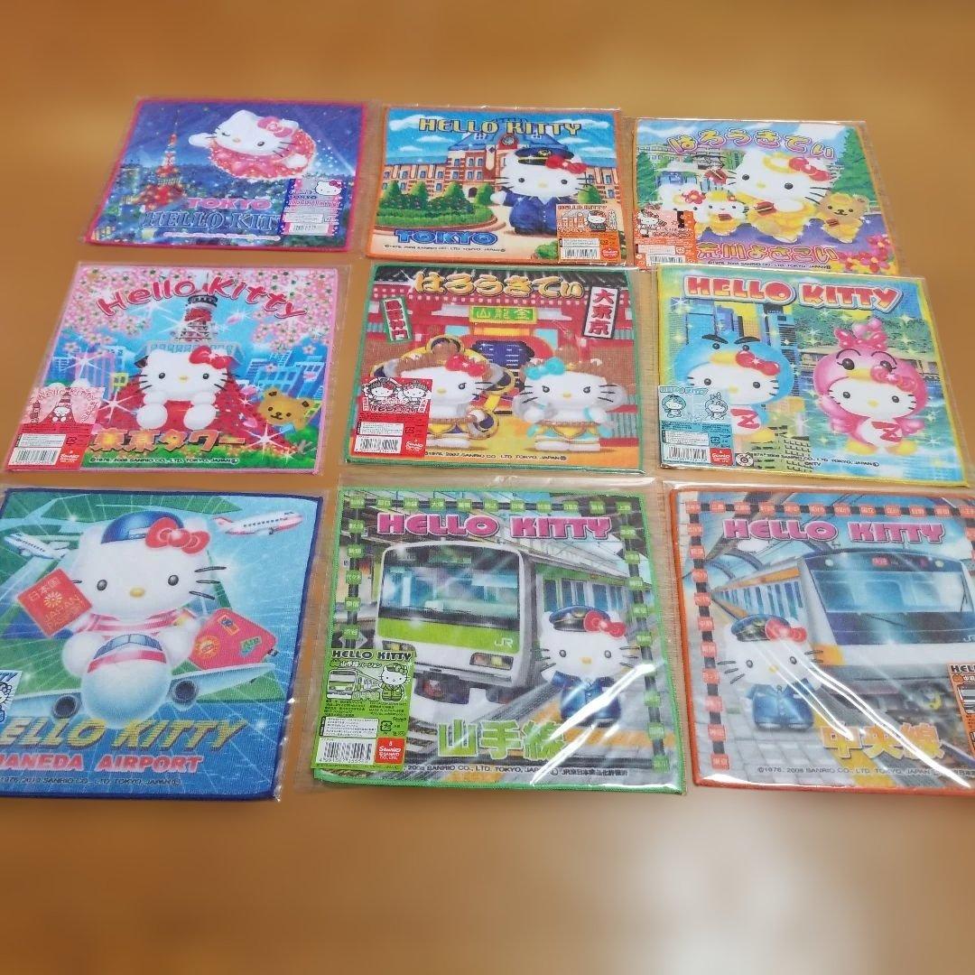 ハローキティ　東京限定プチタオル　地域限定　地方限定　プチタオル　68枚セット