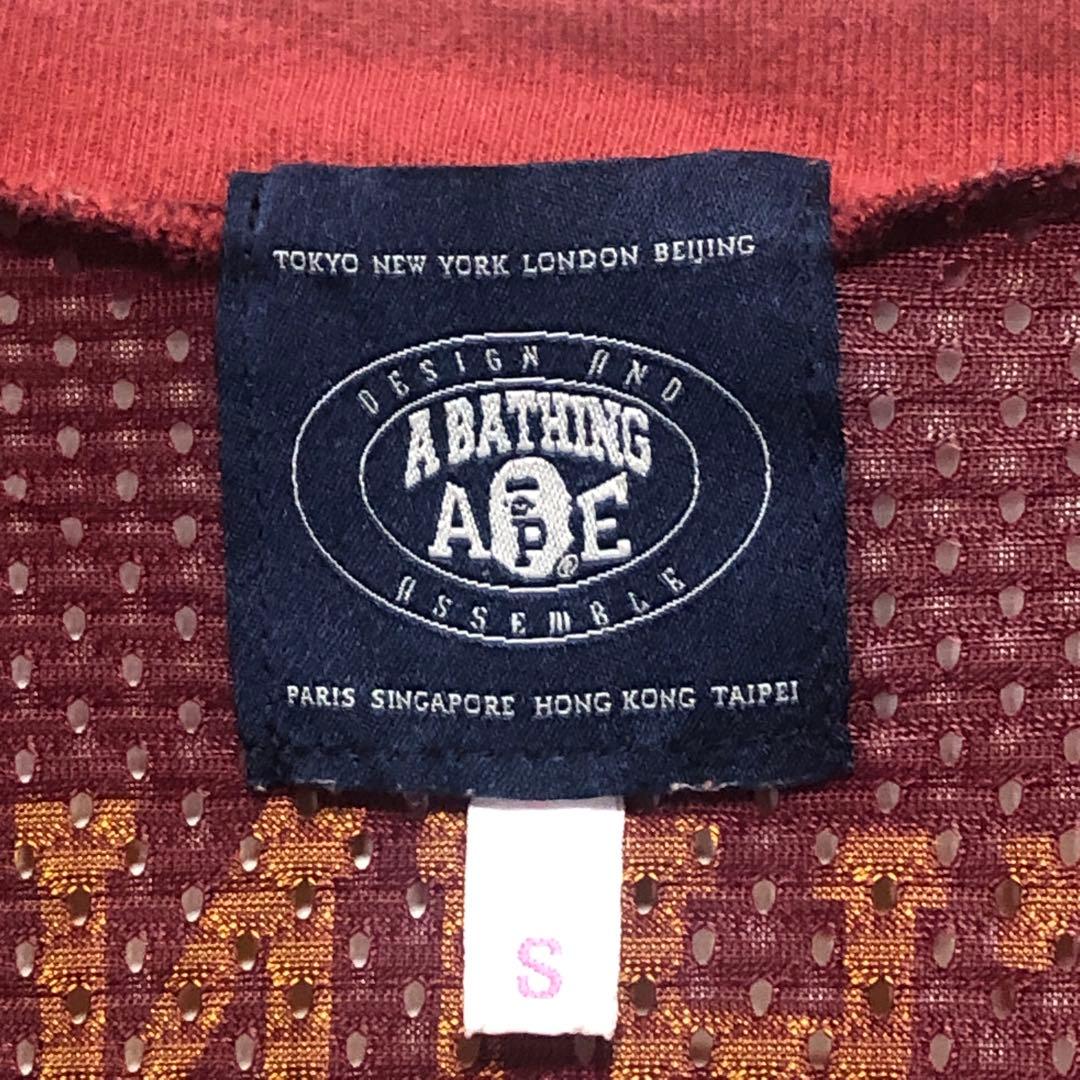 ■レア■A BATHING APE・ア ベイシングエイプ■フットボールシャツ