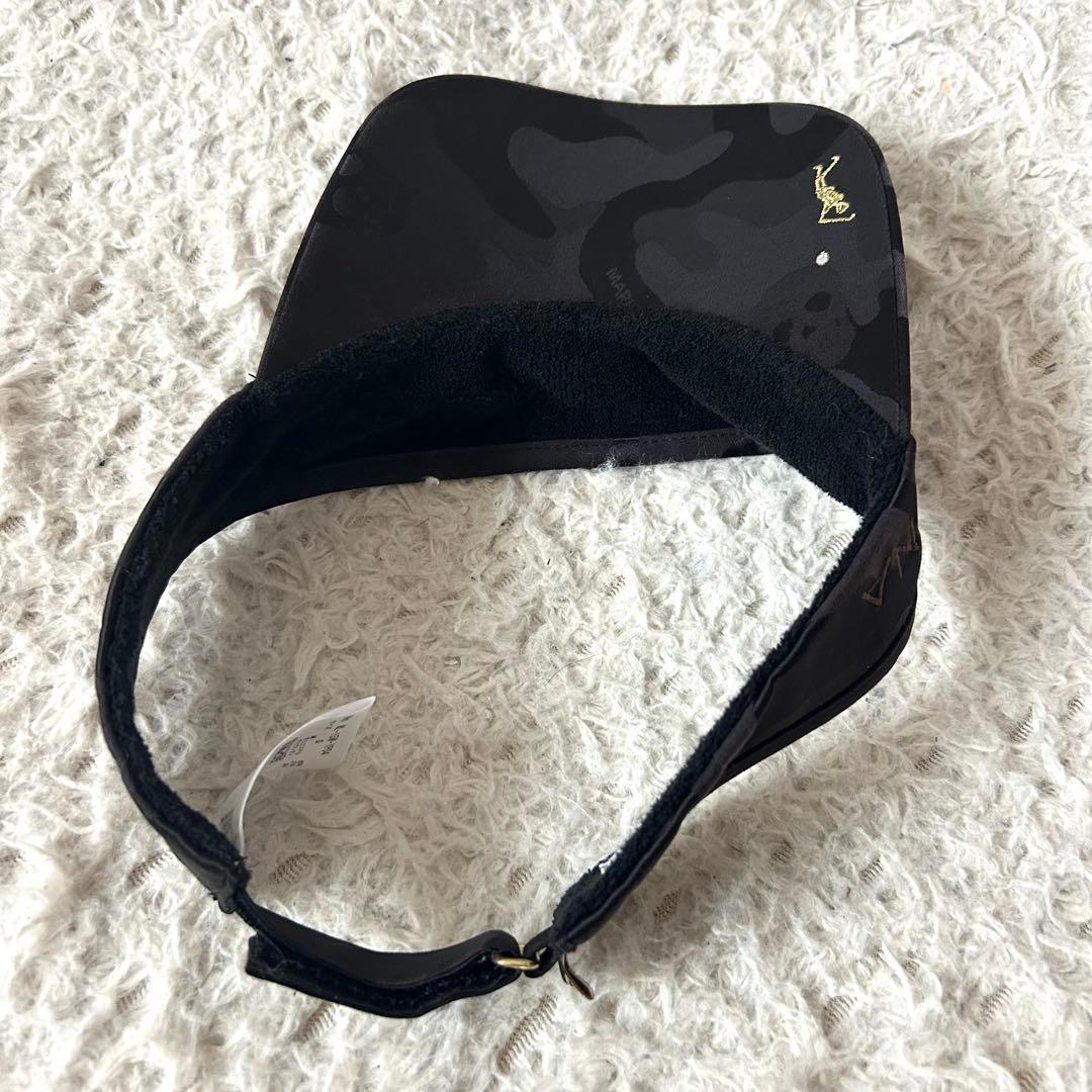 MARK & LONA マークアンドロナ サンバイザー スカルロゴ カモフラ柄