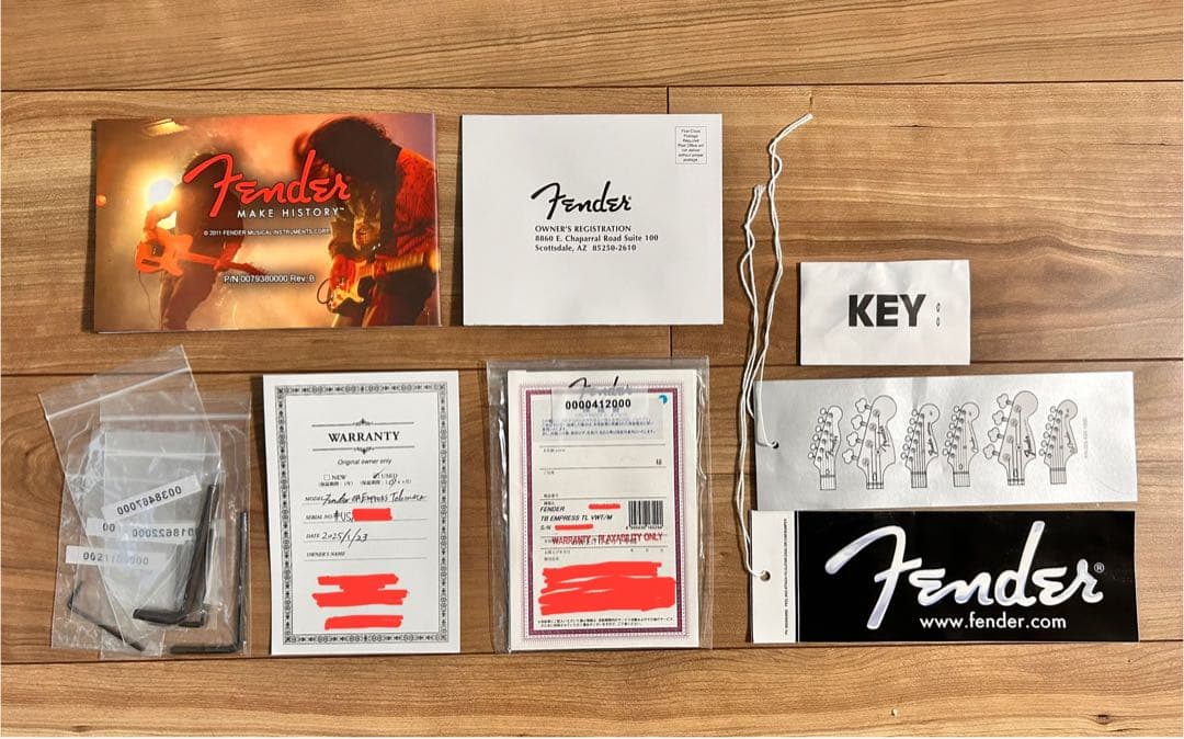 【入手困難】Fender USA 60th 記念モデル Empress TL