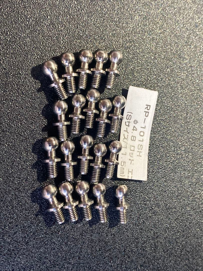 ロッドエンドボール　Φ4.8 チタン・アルミ・ステン・スチール