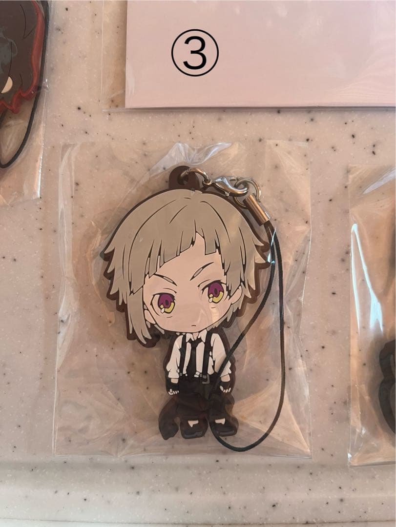 【値下げ‼️】文豪ストレイドッグス　ラバーストラップセット