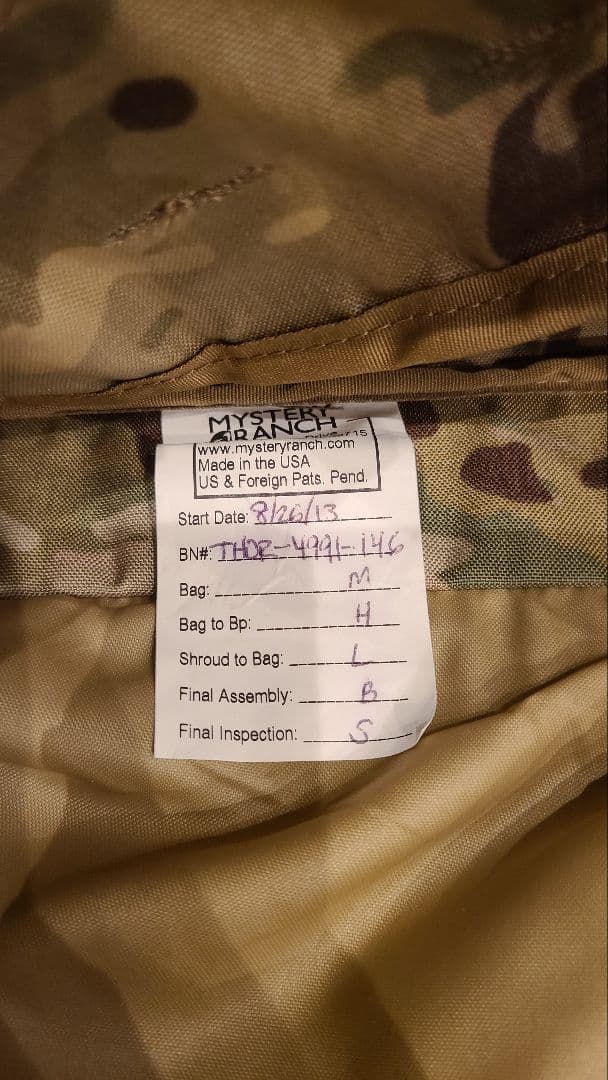 Mystery Ranch THOR ミステリーランチ