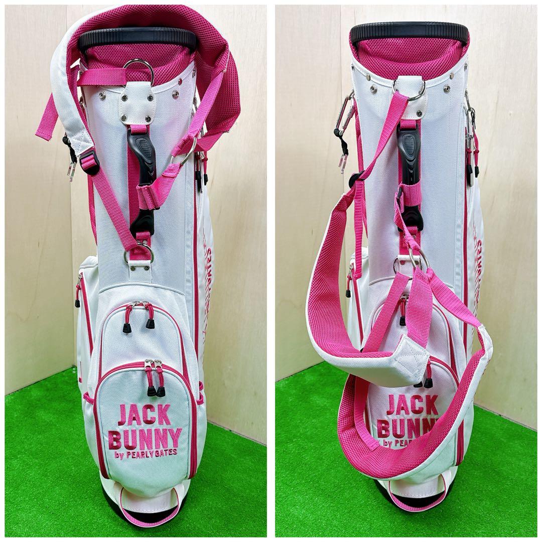 JACK BUNNY キャディバッグ スタンド式 軽量 パーリーゲイツ