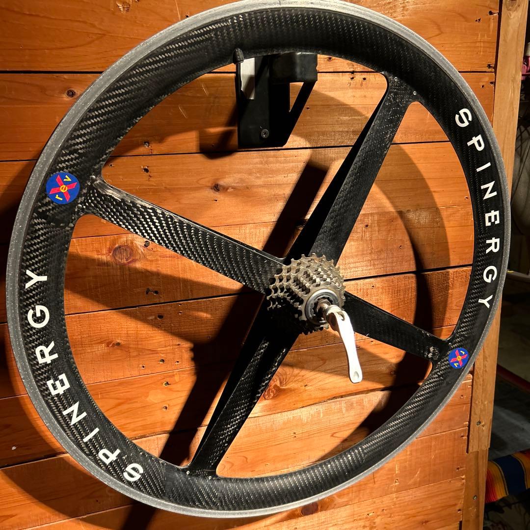 650c-SPINERGY カーボンホイール SHIMANOチューブラー前後