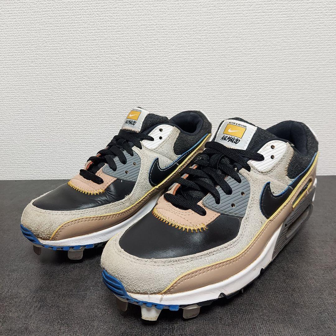 あ*げ様 NIKE ナイキ マックス 90 野球カスタム　スパイク　メンズ　27