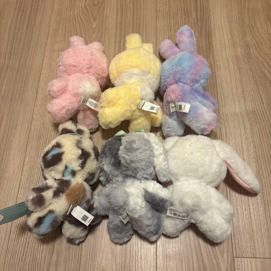 Nanci シャイニングバニー シリーズ 全種セット 全6種 ぬいぐるみ うさぎ