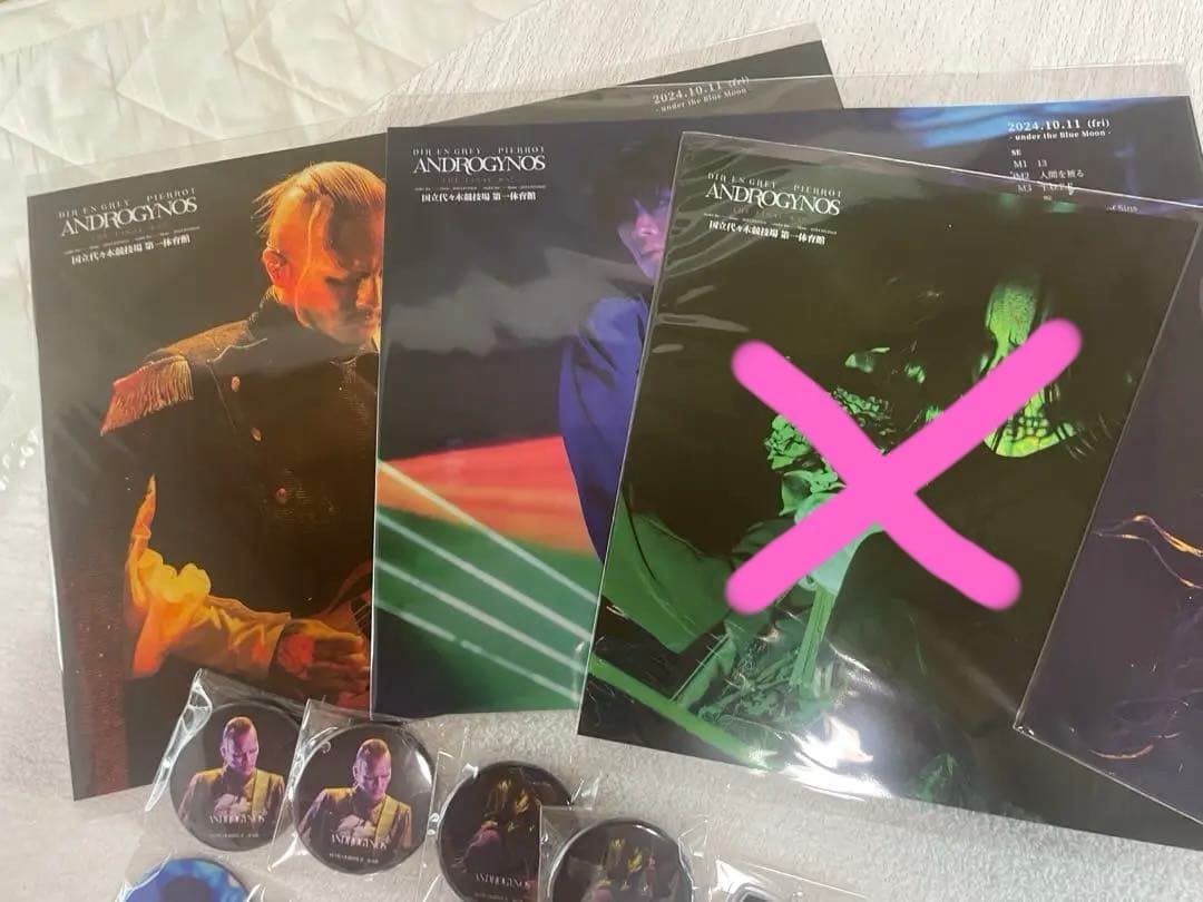 ANDROGYNOS　DIR EN GREY ラッフルくじ セット